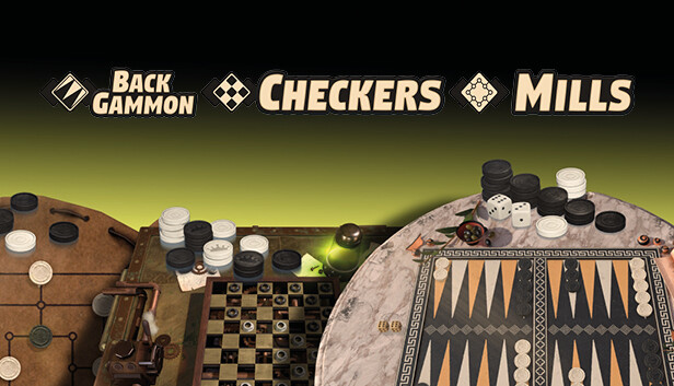 Backgammon + Checkers + Mills