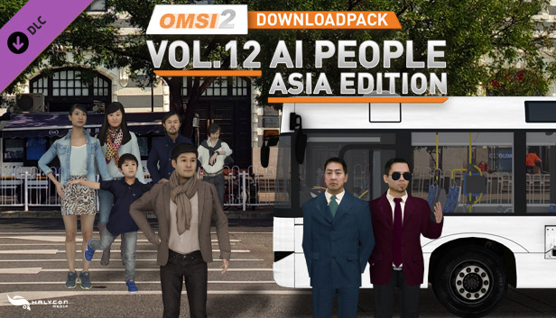 OMSI 2 Add-on Downloadpack Vol. 12 –  AI People - Asia Edition