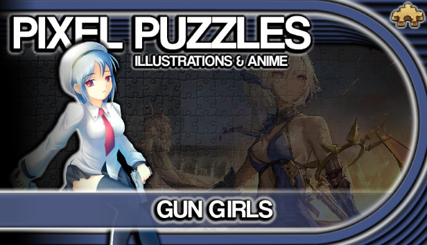 Pixel Puzzles Illustrations & Anime - Jigsaw Pack: Gun Girls
