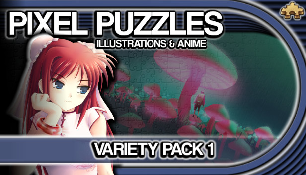 Läs mer om Pixel Puzzles Illustrations & Anime - Jigsaw Pack: Variety Pack 1
