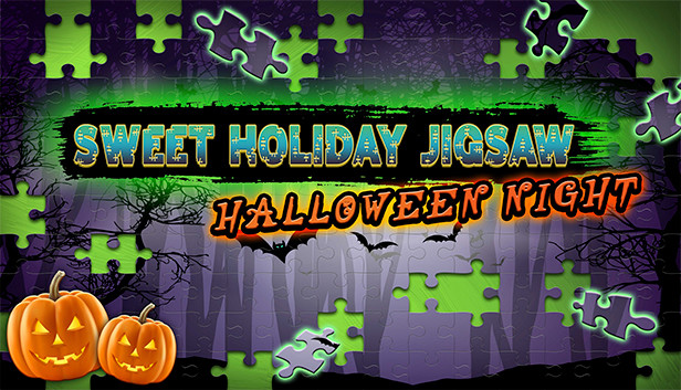 Läs mer om Sweet Holiday Jigsaws: Halloween Night