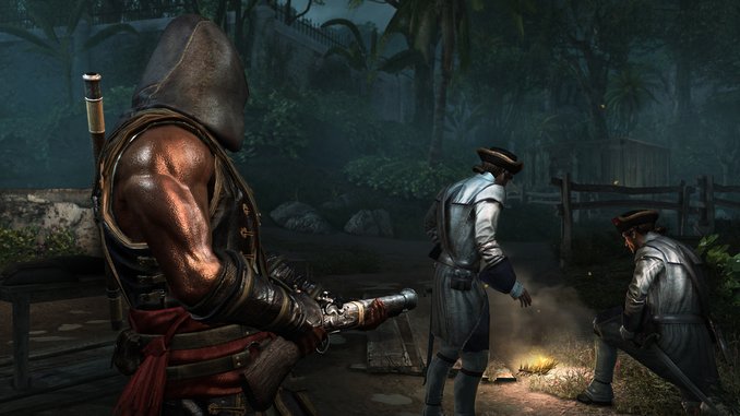 Assassin's Creed 4 Black Flag - Merciless Assassin Edward Kenway Brutal  Combat & Epic Naval Battle 